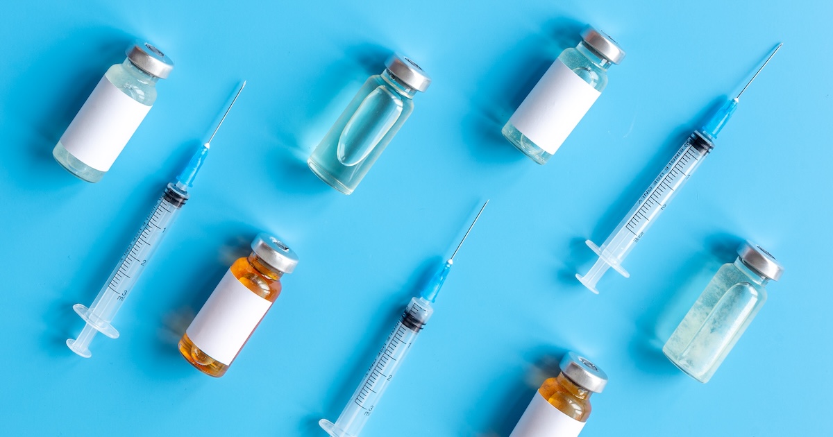 Medical-grade peptide vials and syringes at iCRYO Clemson