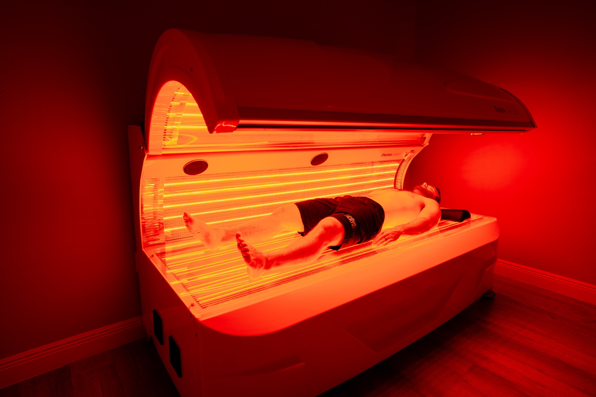 Red light therapy routine at iCRYO Clemson